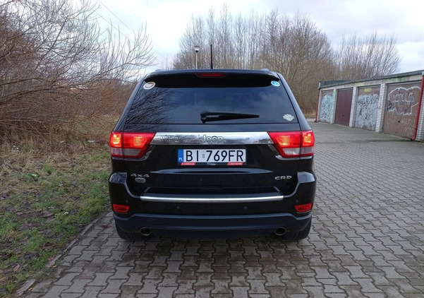 Jeep Grand Cherokee cena 65900 przebieg: 193600, rok produkcji 2012 z Białystok małe 232